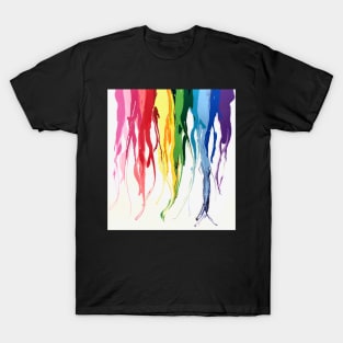 Rainbowfall Melting Rainbow Colors T-Shirt
